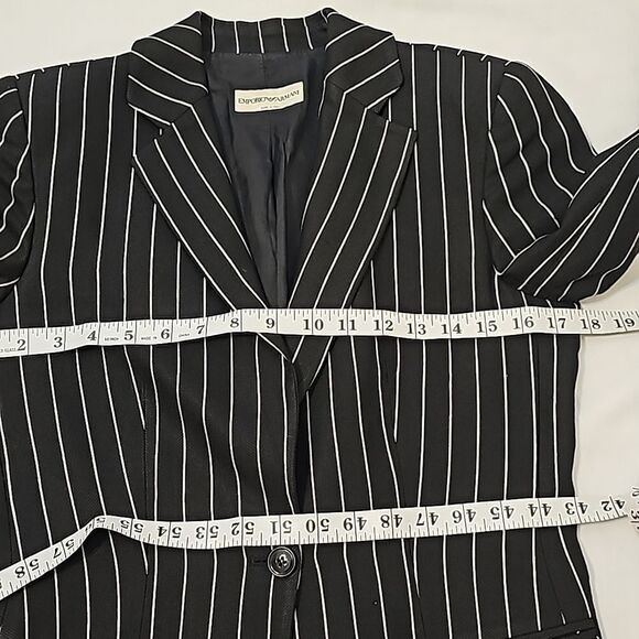 Emporio Arman Striped  women's Blazer size small - Picture 10 of 12